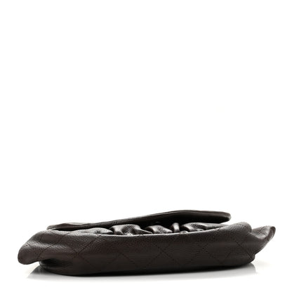 Chanel Caviar Half Moon Wallet On Chain WOC Brown 4 of 13