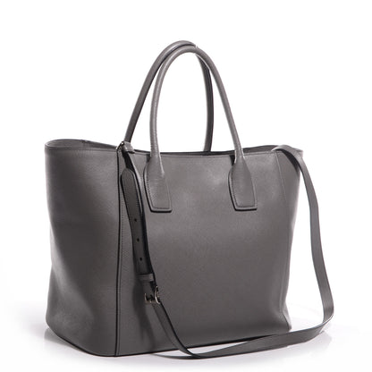 Prada Saffiano Cuir Front Pocket Tote Marmo 3 of 10