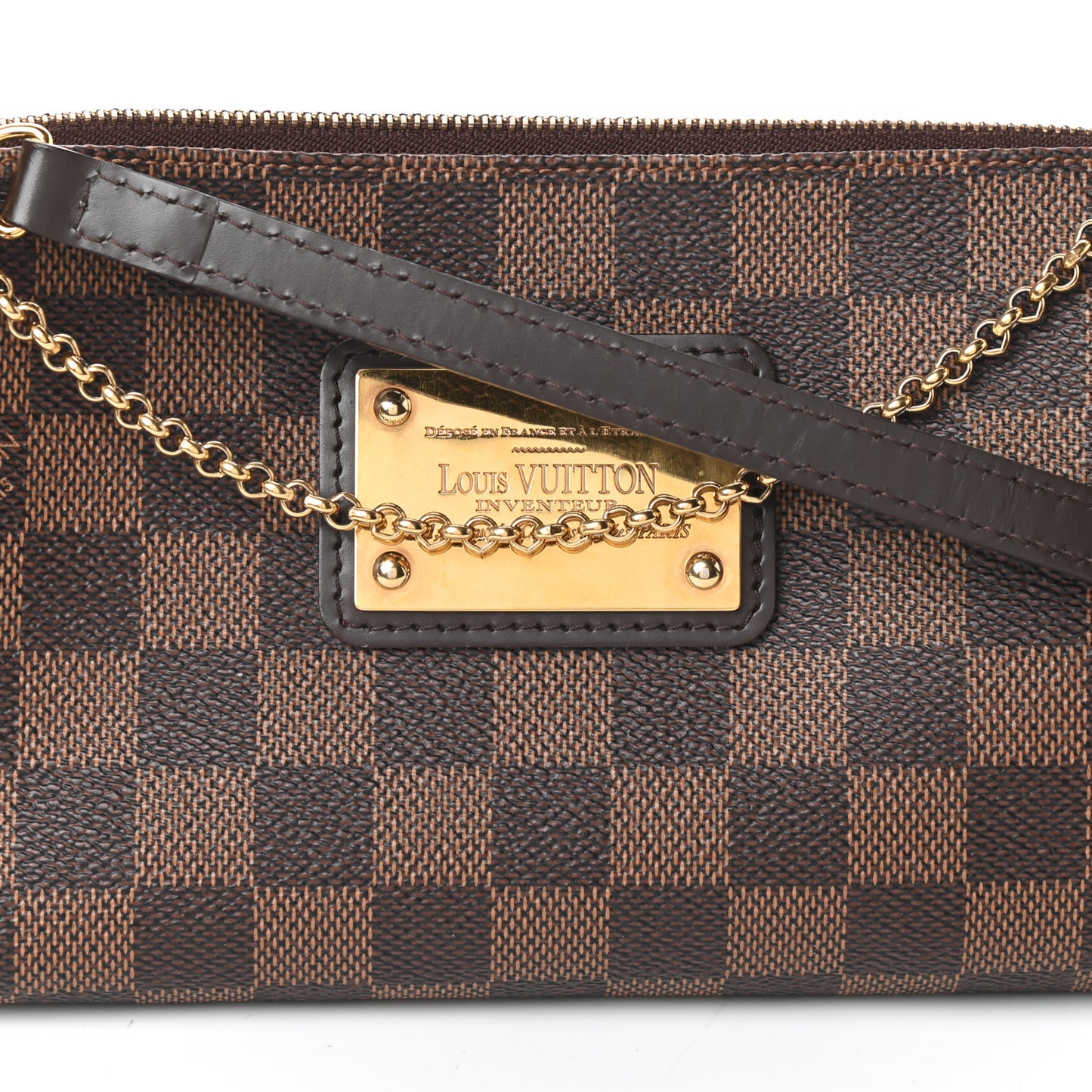 Damier Ebene Eva Clutch