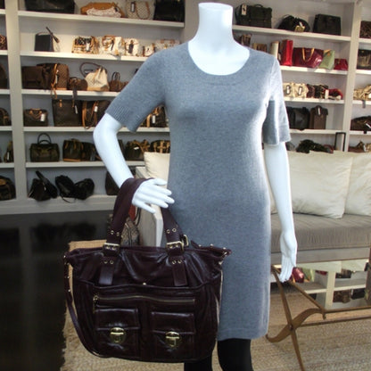 Marc Jacobs Leather Stella Dark Plum 2 of 12
