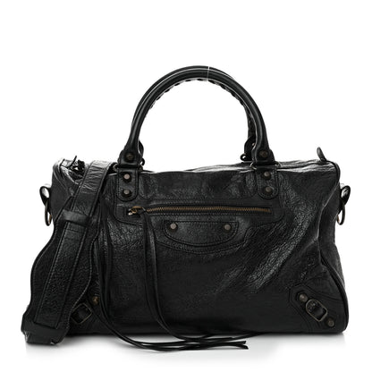 Balenciaga Agneau Classic Hardware Boston Black 1 of 12