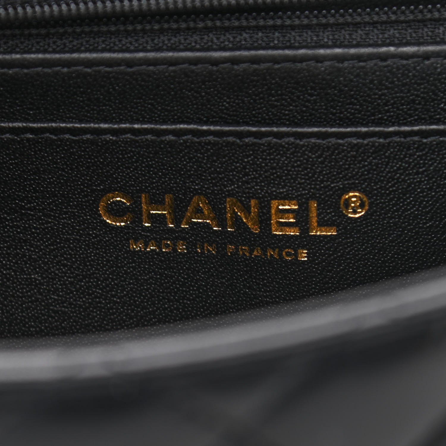 Chanel Lambskin Quilted Mini Top Handle Rectangular Flap Black 5 of 9