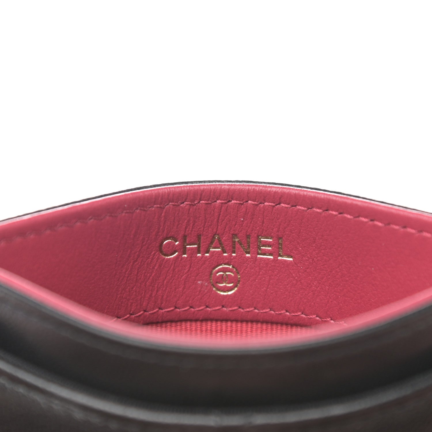 Chanel Lambskin Quilted Chanel 19 Card Holder Black 6 of 8