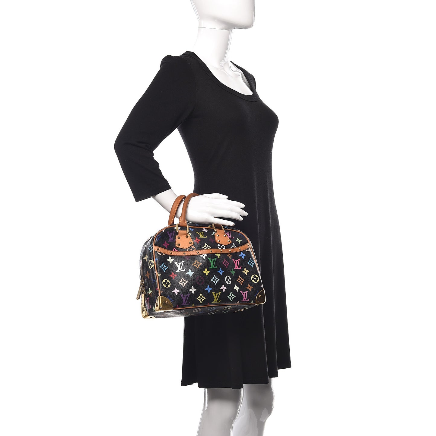 Monogram Multicolor Trouville Black