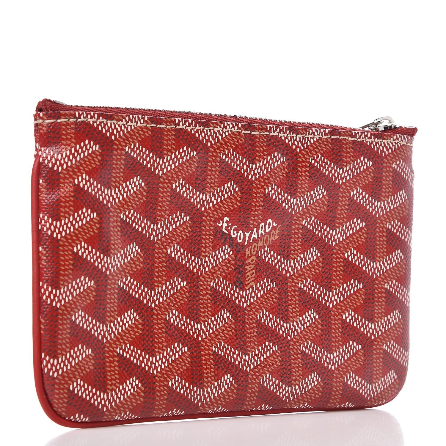 Goyard Goyardine Mini Senat Pochette Red 3 of 7