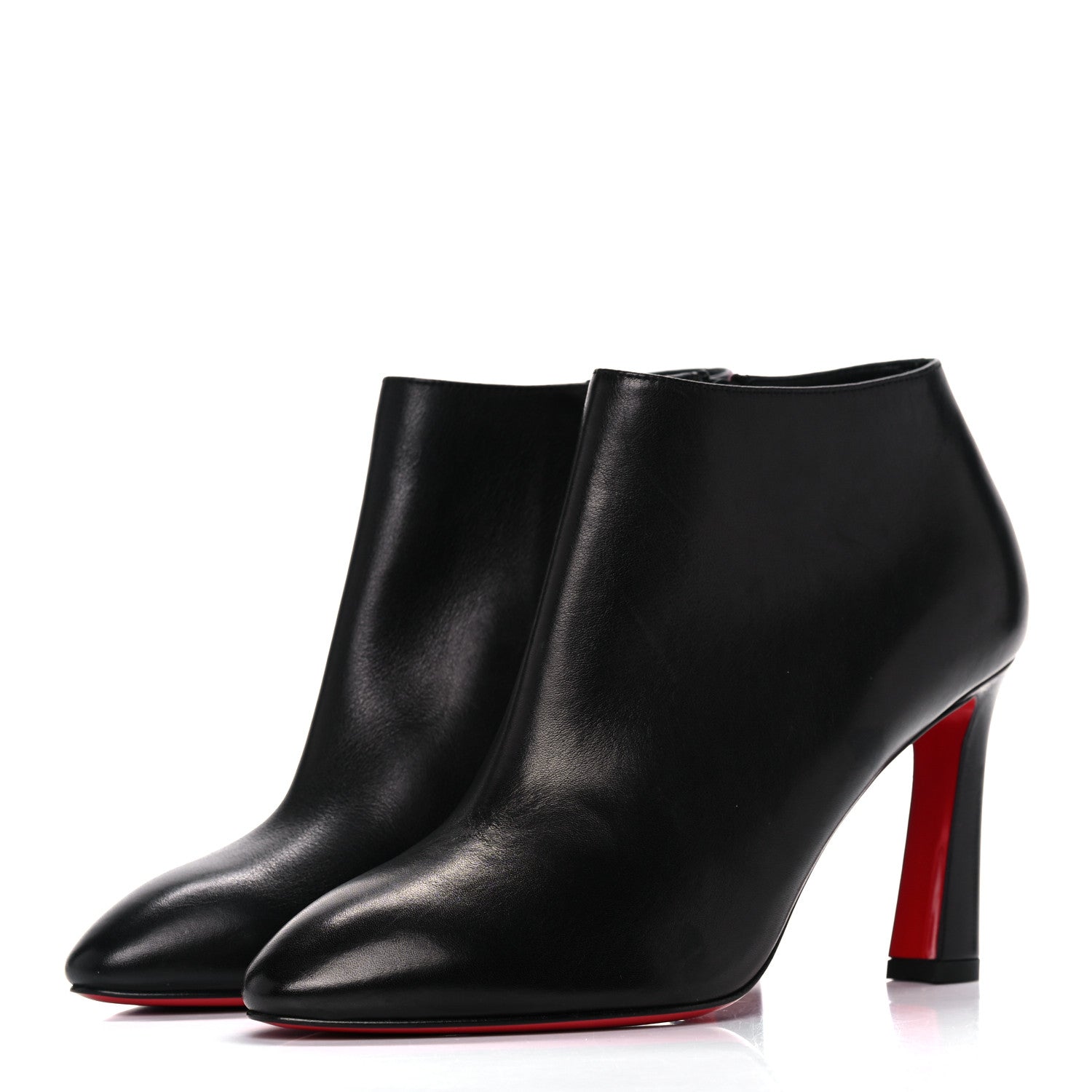 Christian Louboutin Calfskin Eleonor 85 Ankle Boots 36 Black 3 of 14