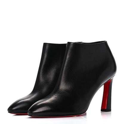 Christian Louboutin Calfskin Eleonor 85 Ankle Boots 36 Black 3 of 14