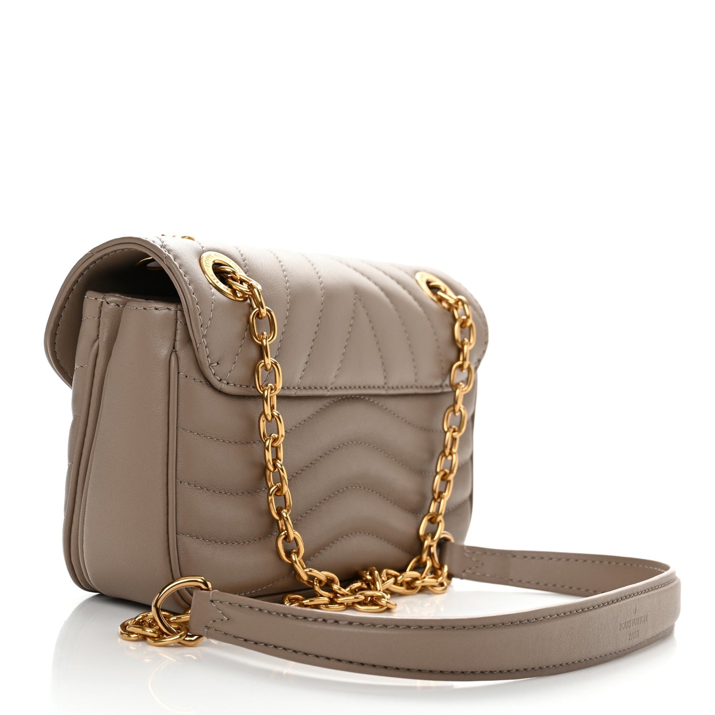 Calfskin New Wave Chain PM NM Taupe