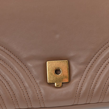 Gucci Calfskin Matelasse Small GG Marmont Top Handle Shoulder Bag Porcelain Rose 12 of 13