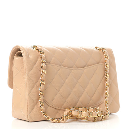 Chanel Caviar Quilted Small Double Flap Beige 3 of 10