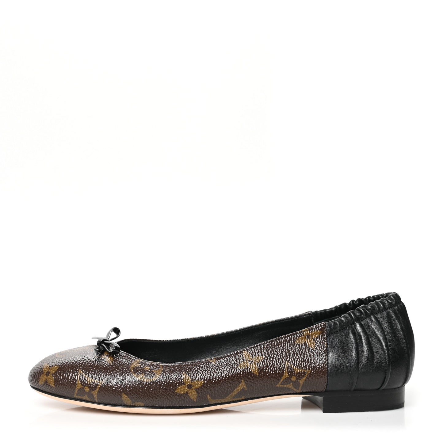 Monogram Lambskin Patent Joy Ballerina Flats 37 Black