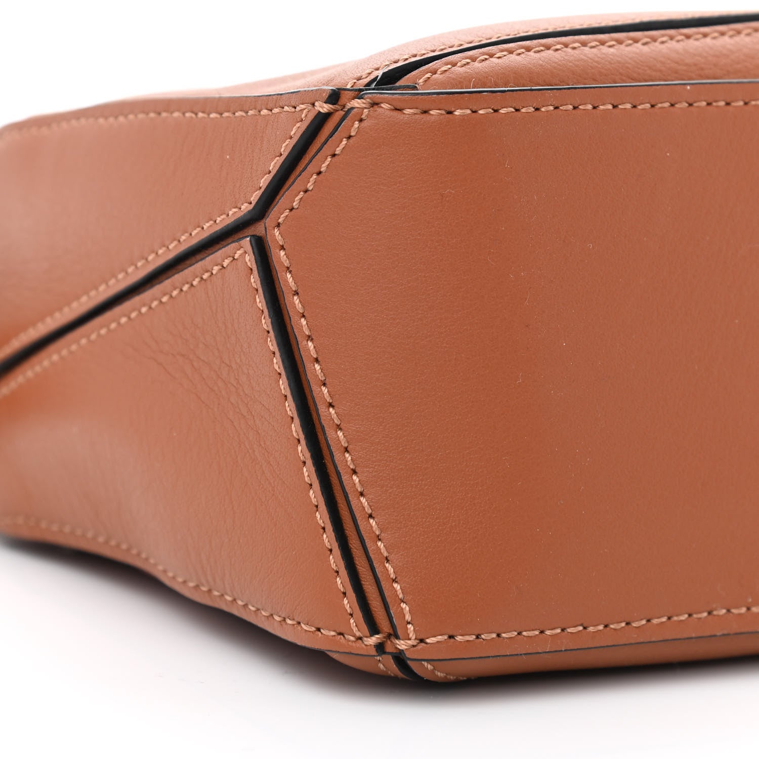 Loewe Calfskin Mini Puzzle Bag Tan 9 of 10
