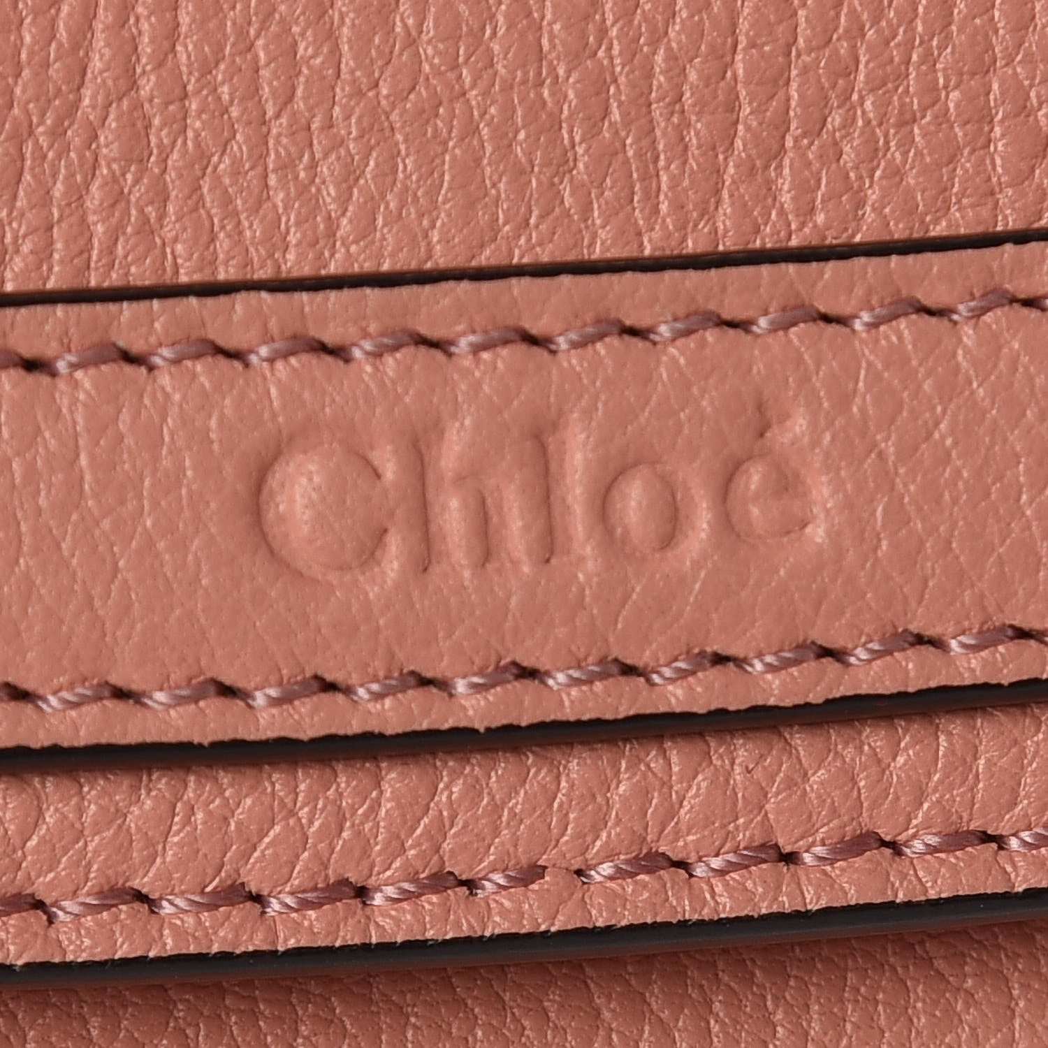 Chloe Calfskin Suede Small Nile Bracelet Bag Washed Pink 8 of 9