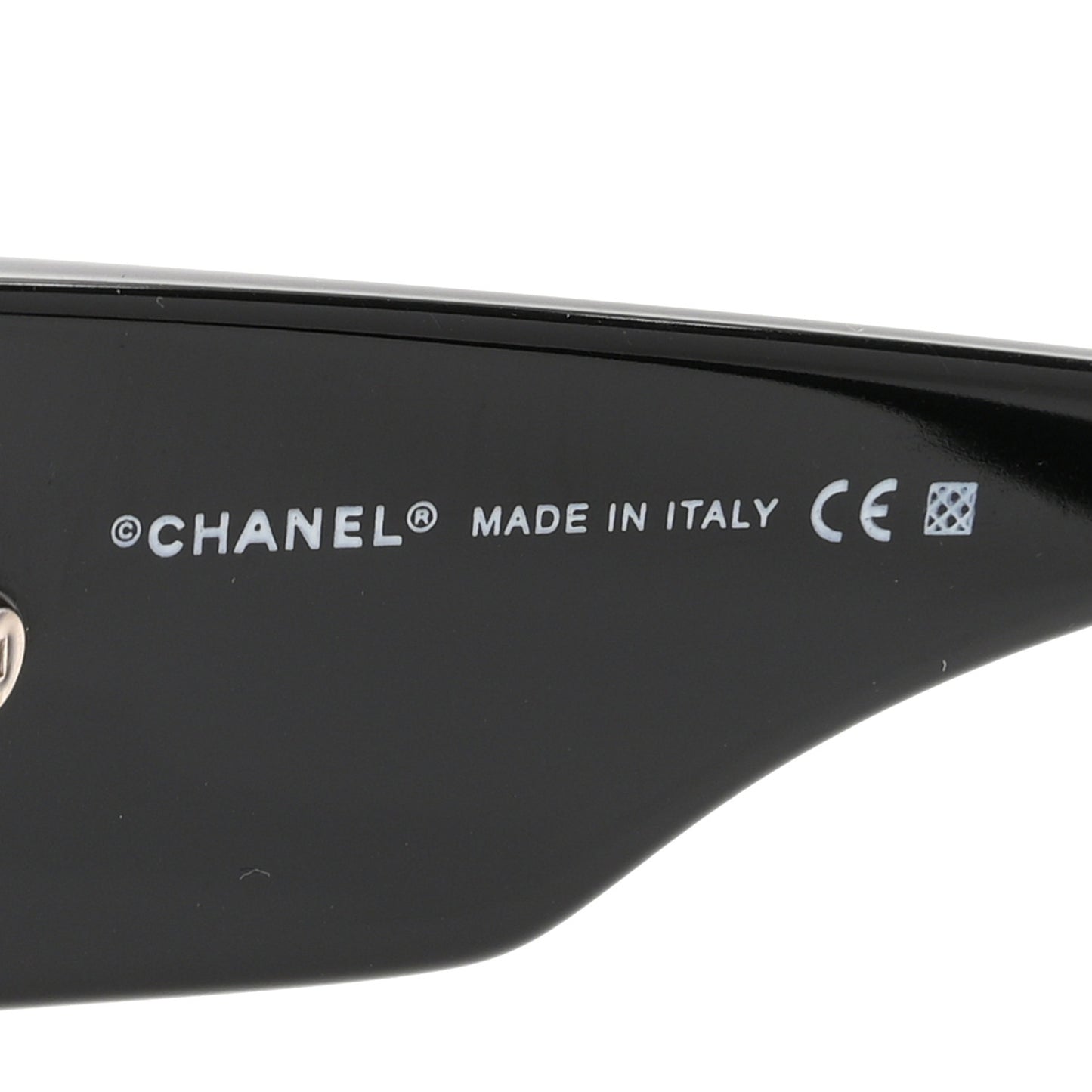 Acetate Crystal CC Sunglasses 5080-B Black