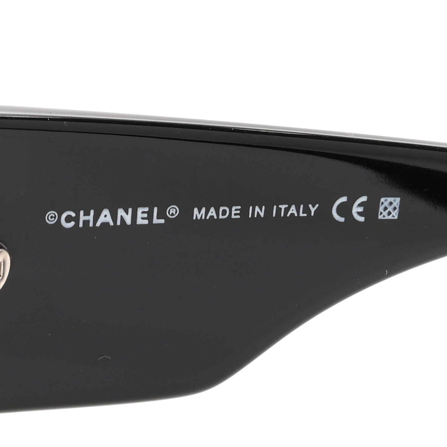 Chanel Acetate Crystal CC Sunglasses 5080-B Black 5 of 9