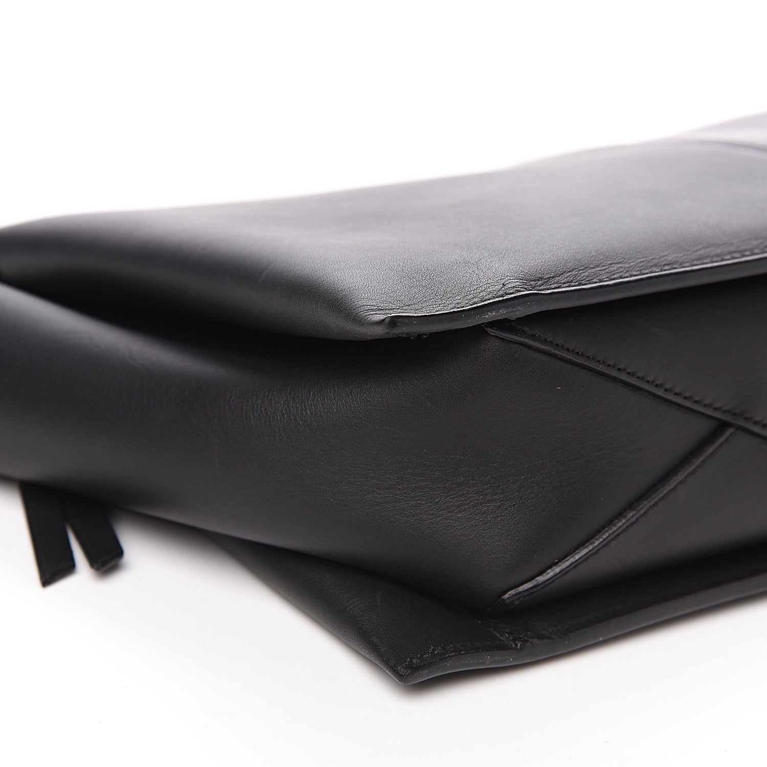 Celine Supple Natural Calfskin Tri-Fold Clutch Black 5 of 11