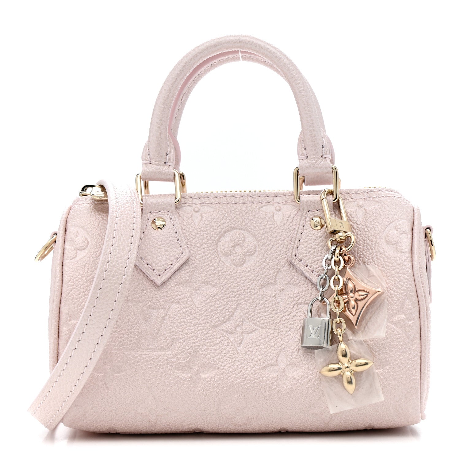 Louis Vuitton Empreinte Monogram Nano Speedy Snowy Pearl 1 of 10