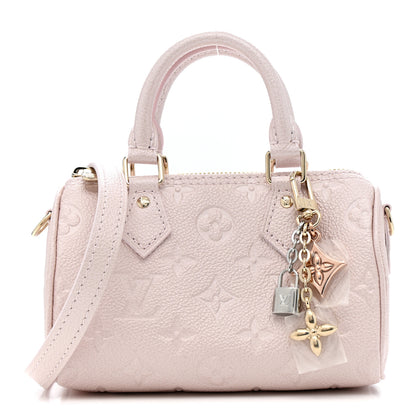 Louis Vuitton Empreinte Monogram Nano Speedy Snowy Pearl 1 of 10