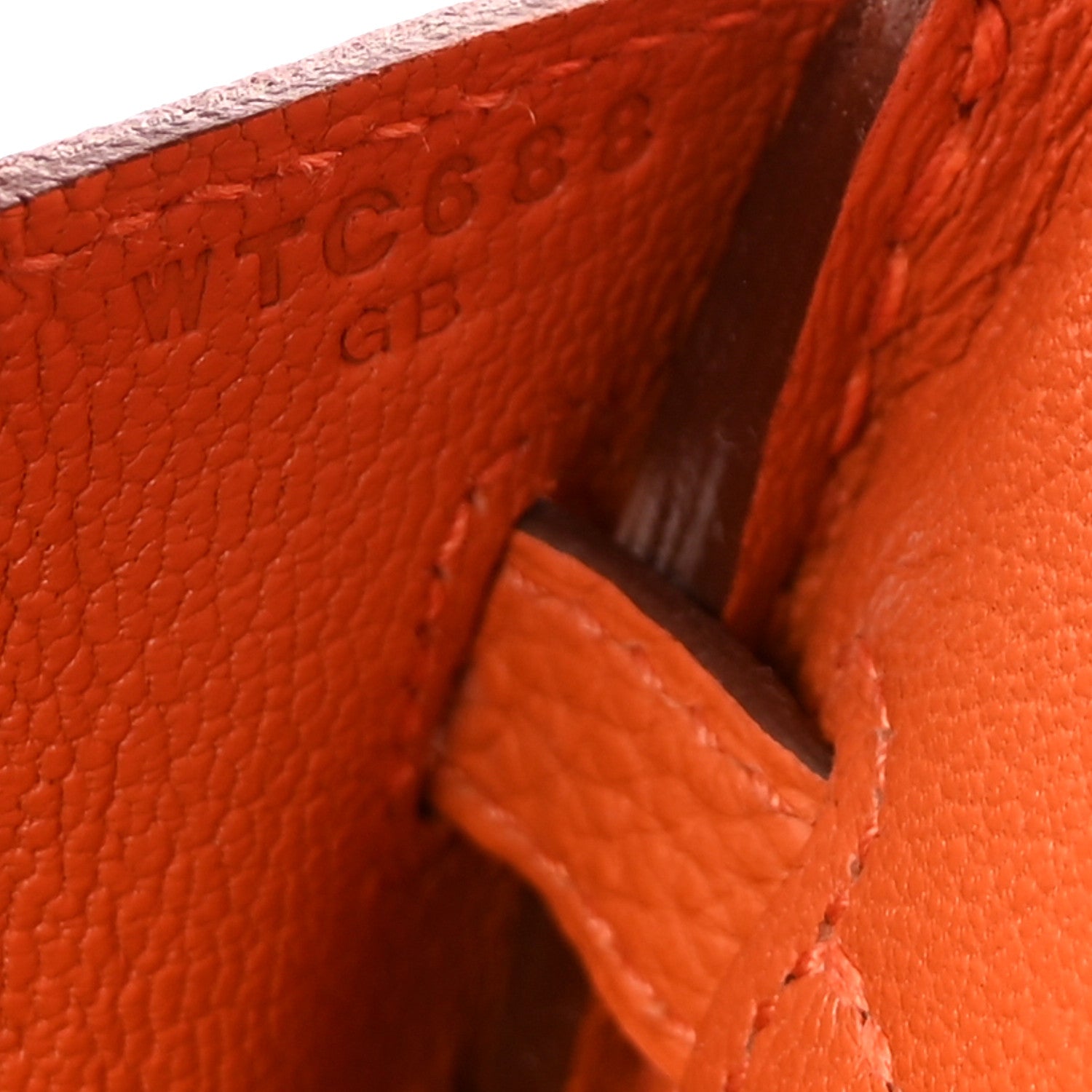 Hermes Togo Birkin 25 Orange 7 of 11