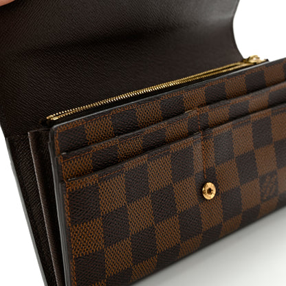 Louis Vuitton Damier Ebene Sarah Wallet NM 9 of 15