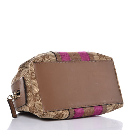 Gucci Monogram Web Small Cosmetic Case Pink 4 of 9