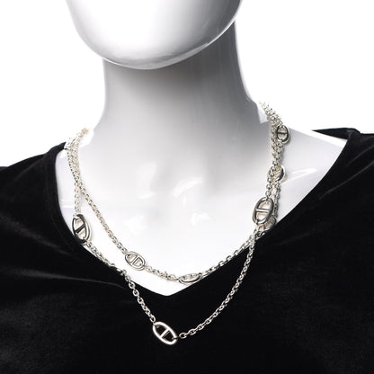 Hermes Sterling Silver Farandole Necklace 120 2 of 5
