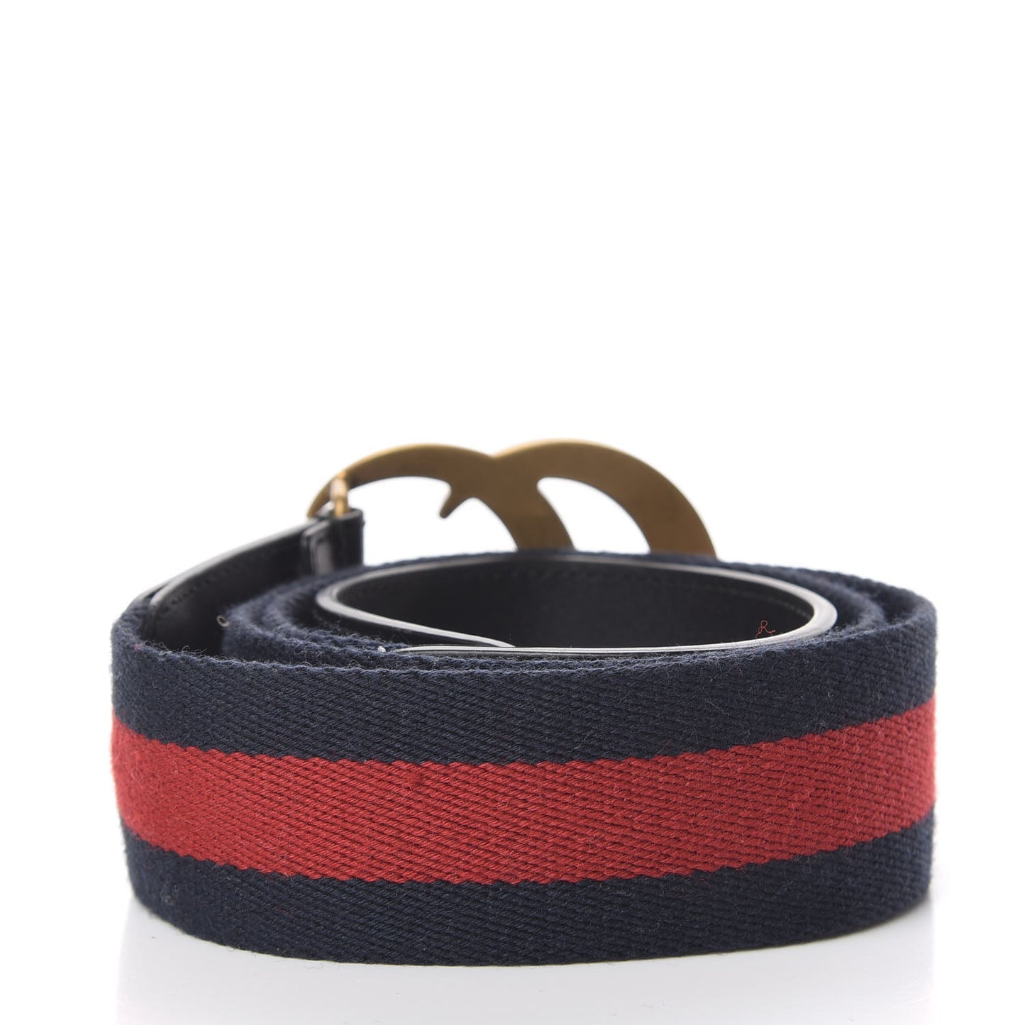 Nylon Calfskin Double G Web 40mm Belt 90 36 Blue Red Black