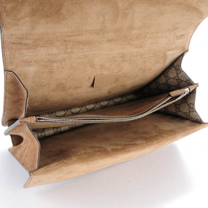 Gucci GG Supreme Monogram Embroidered Medium Dionysus Shoulder Bag Taupe 5 of 7