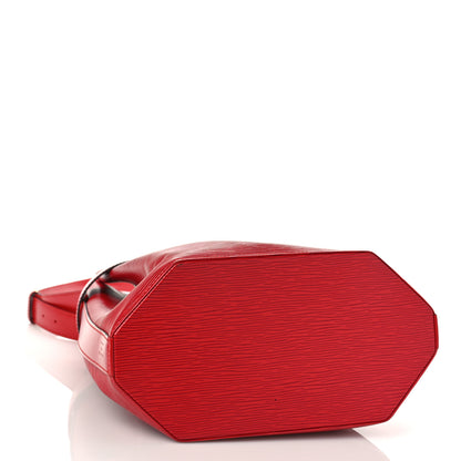 Louis Vuitton Epi Sac D'Epaule GM Castillan Red 4 of 9