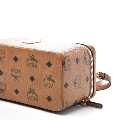 MCM Visetos Vanity Case Cognac 7 of 8