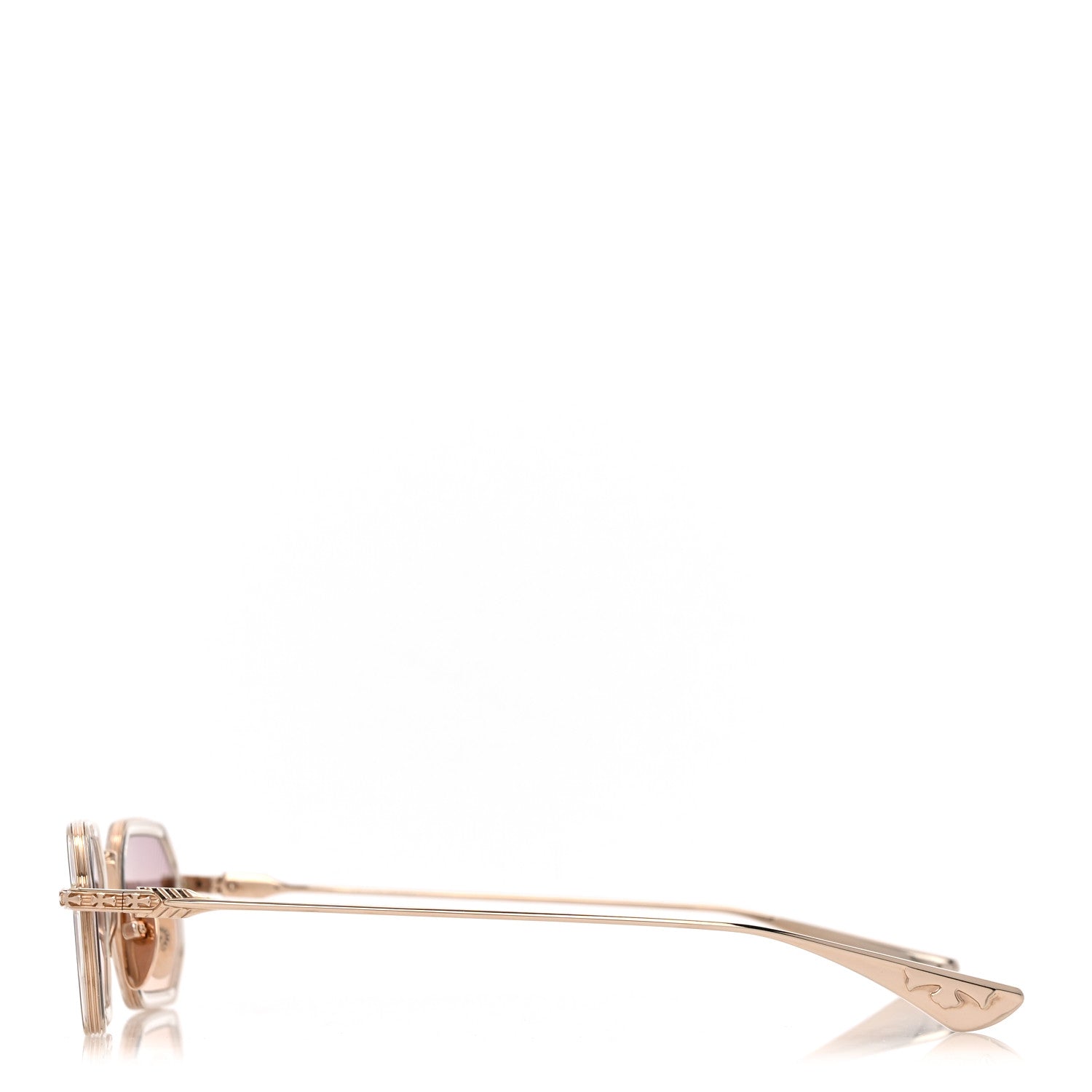 Chrome Hearts Metal Stylida Sunglasses Gold 1 of 8