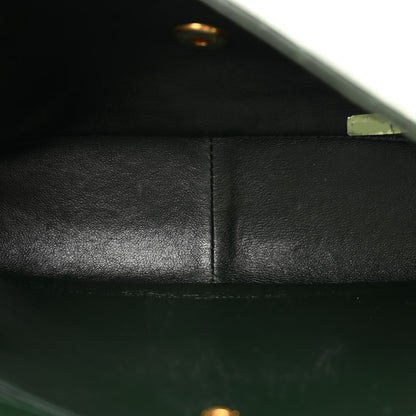 Chanel Lambskin Quilted Small Single Flap With Pouch Green 6 of 17