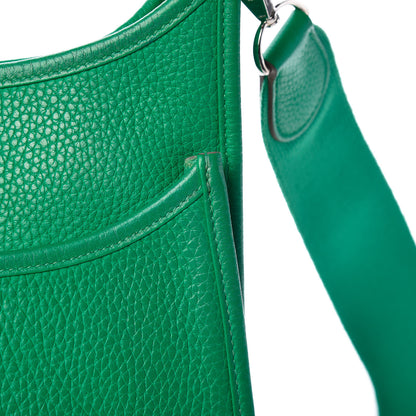 Hermes Taurillon Clemence Evelyne III PM Vert Menthe 15 of 28