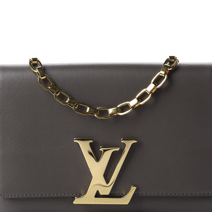 Louis Vuitton Calfskin Chain Louise GM Granit 10 of 10