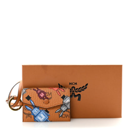 MCM Visetos Rabot Aren Lanyard ID Wallet Cognac 7 of 7