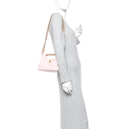 Chanel Shiny Lambskin Small Shopping Bag Light Pink 2 of 11