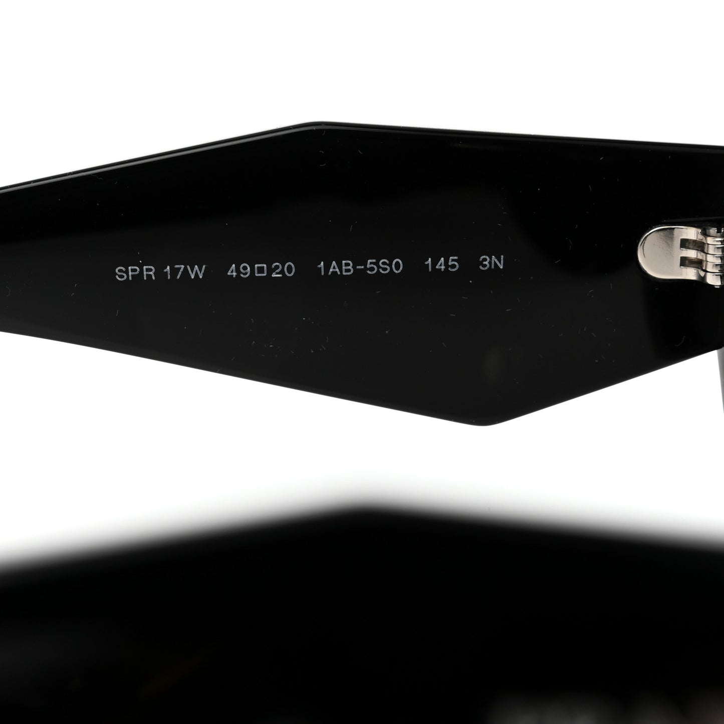 Acetate Symbole Sunglasses SPR 17W Black