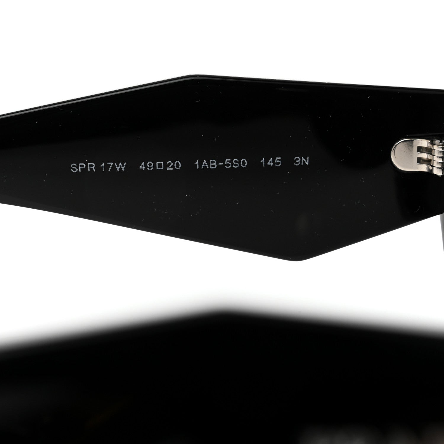 Prada Acetate Symbole Sunglasses SPR 17W Black 5 of 8
