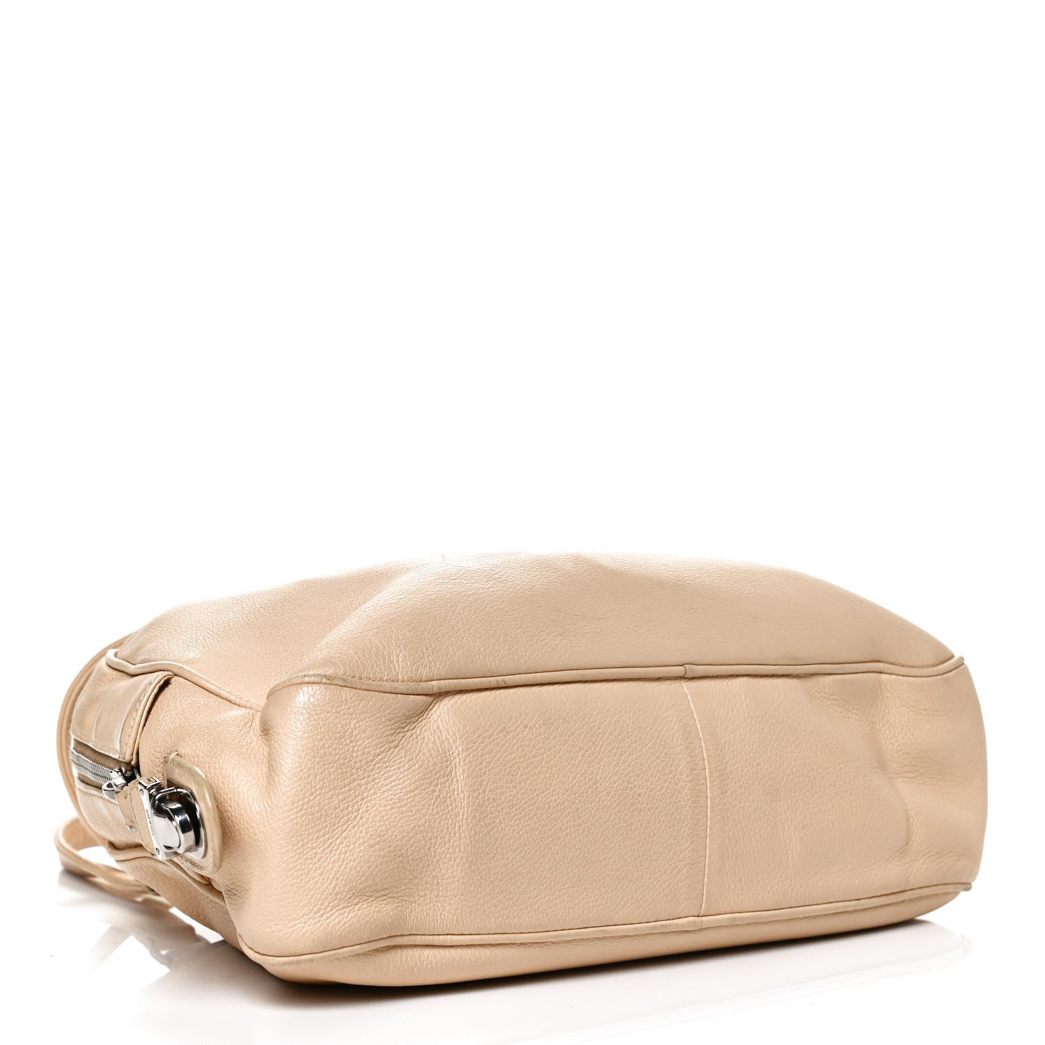 Prada Vitello Daino Bowler Bag Quarzo 3 of 12