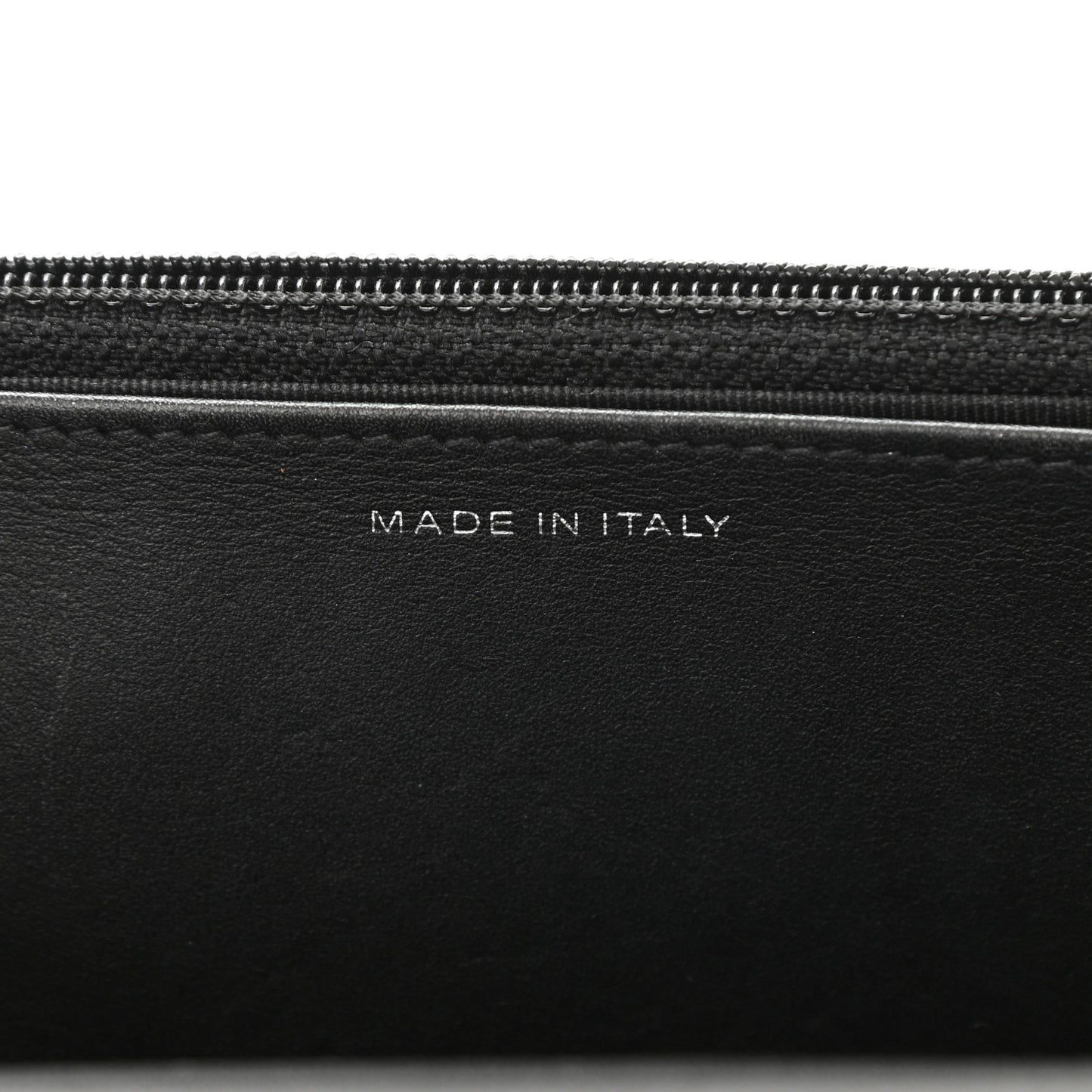 Aged Calfskin Chevron Quilted Reissue Wallet On Chain WOC So Black