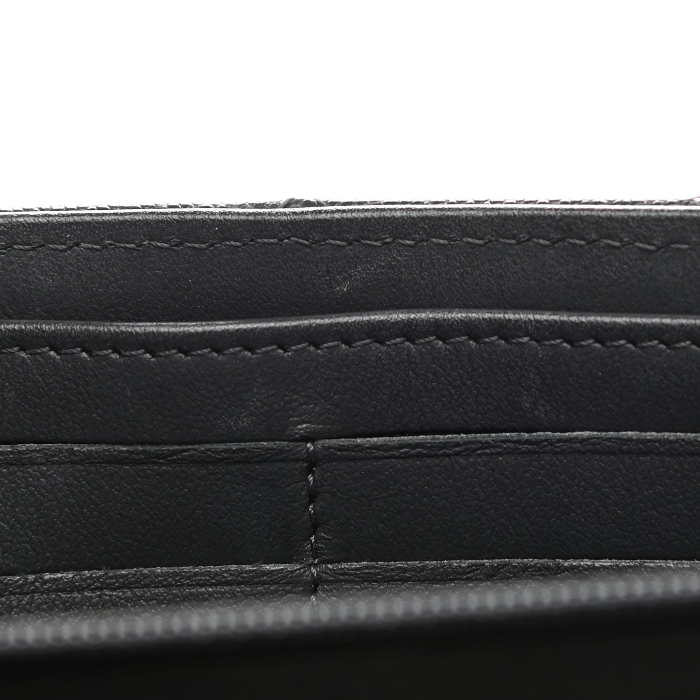 Caviar Quilted Large Boy Gusset Flap Wallet Charcoal