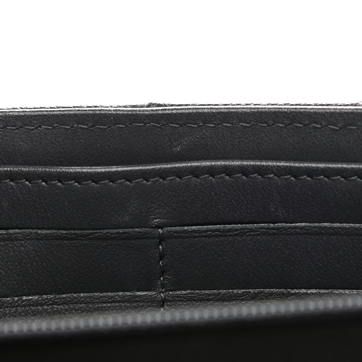 Chanel Caviar Quilted Large Boy Gusset Flap Wallet Charcoal 10 of 10