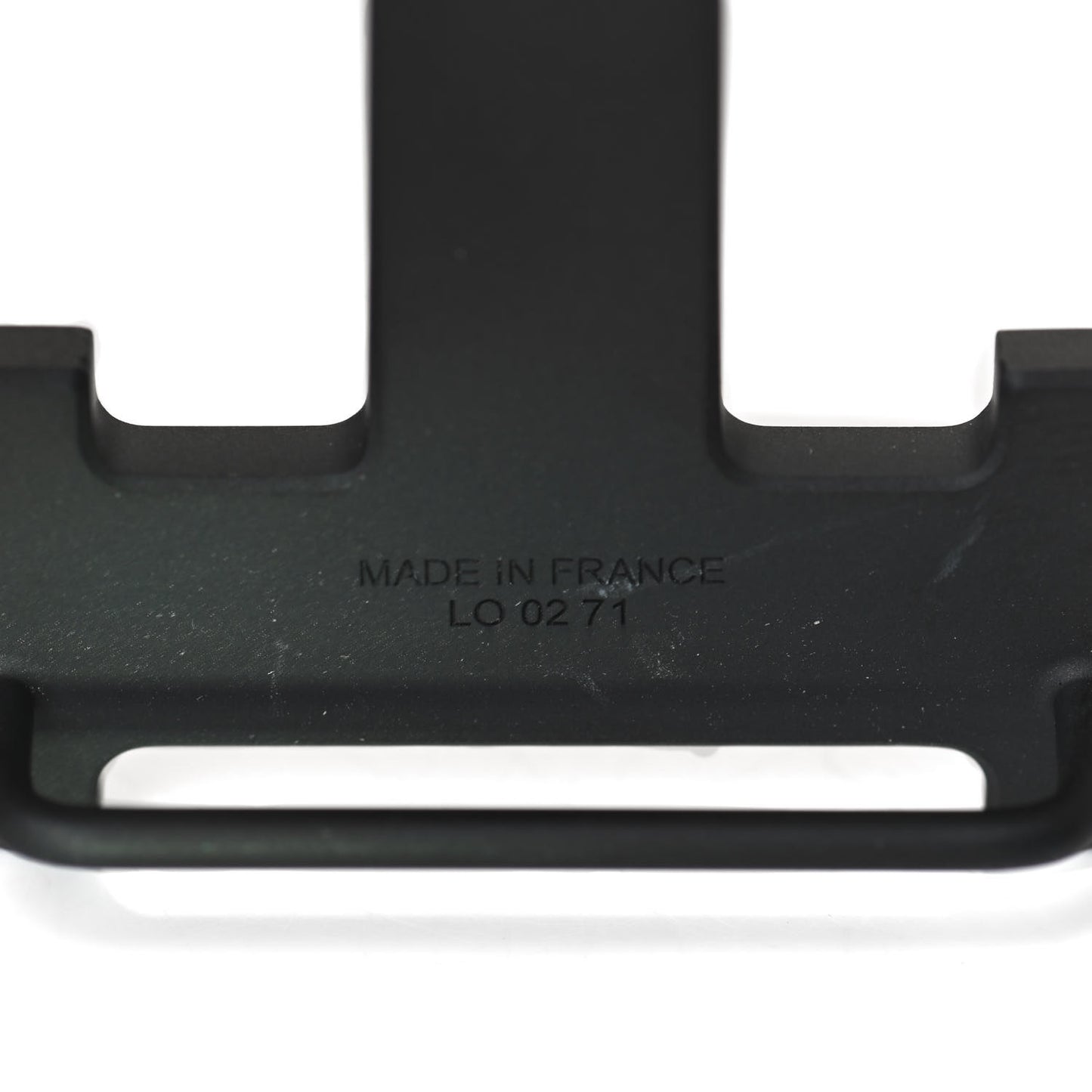 PVD Plated 32mm H Belt Buckle Black