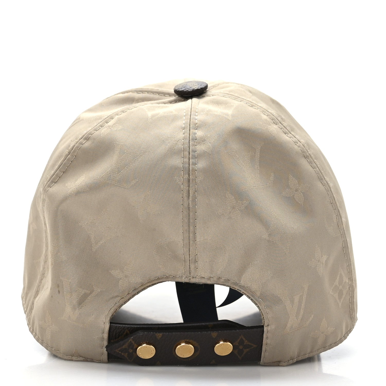 Louis Vuitton Monogram Polyester Silk LV Get Ready Cap Beige 3 of 8