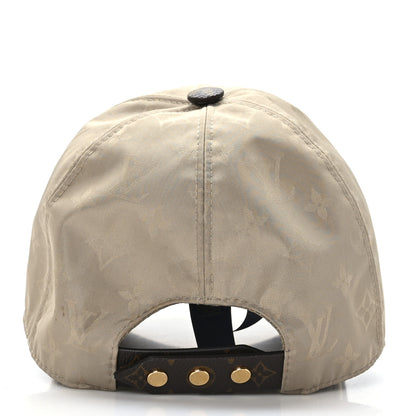 Louis Vuitton Monogram Polyester Silk LV Get Ready Cap Beige 3 of 8