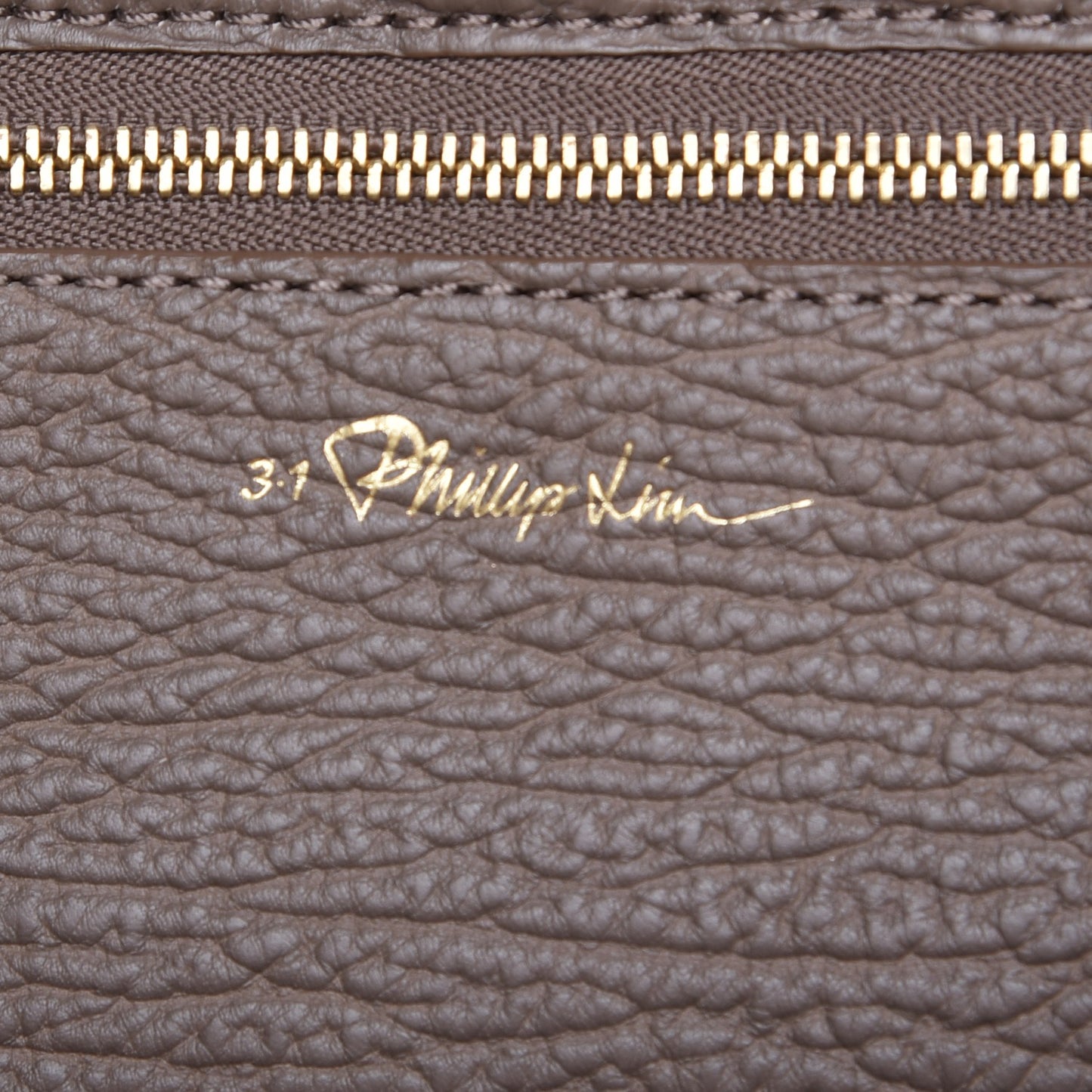3.1 Textured Calfskin Medium Pashli Satchel Taupe