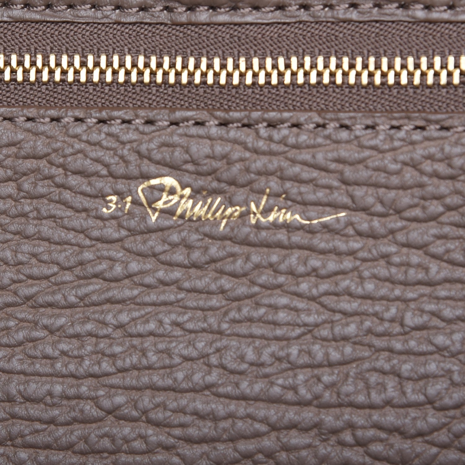 3.1 Phillip Lim 3.1 Textured Calfskin Medium Pashli Satchel Taupe 7 of 9