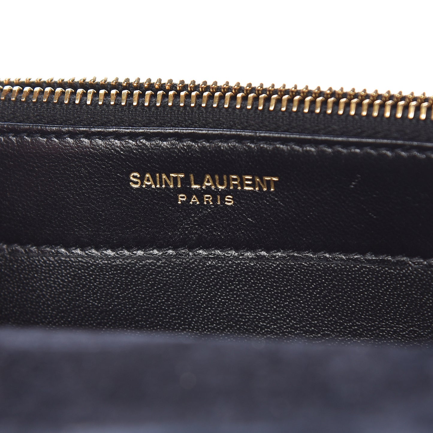 Metallic Calfskin Matelasse Chevron Monogram Envelope Chain Wallet Fuchsia