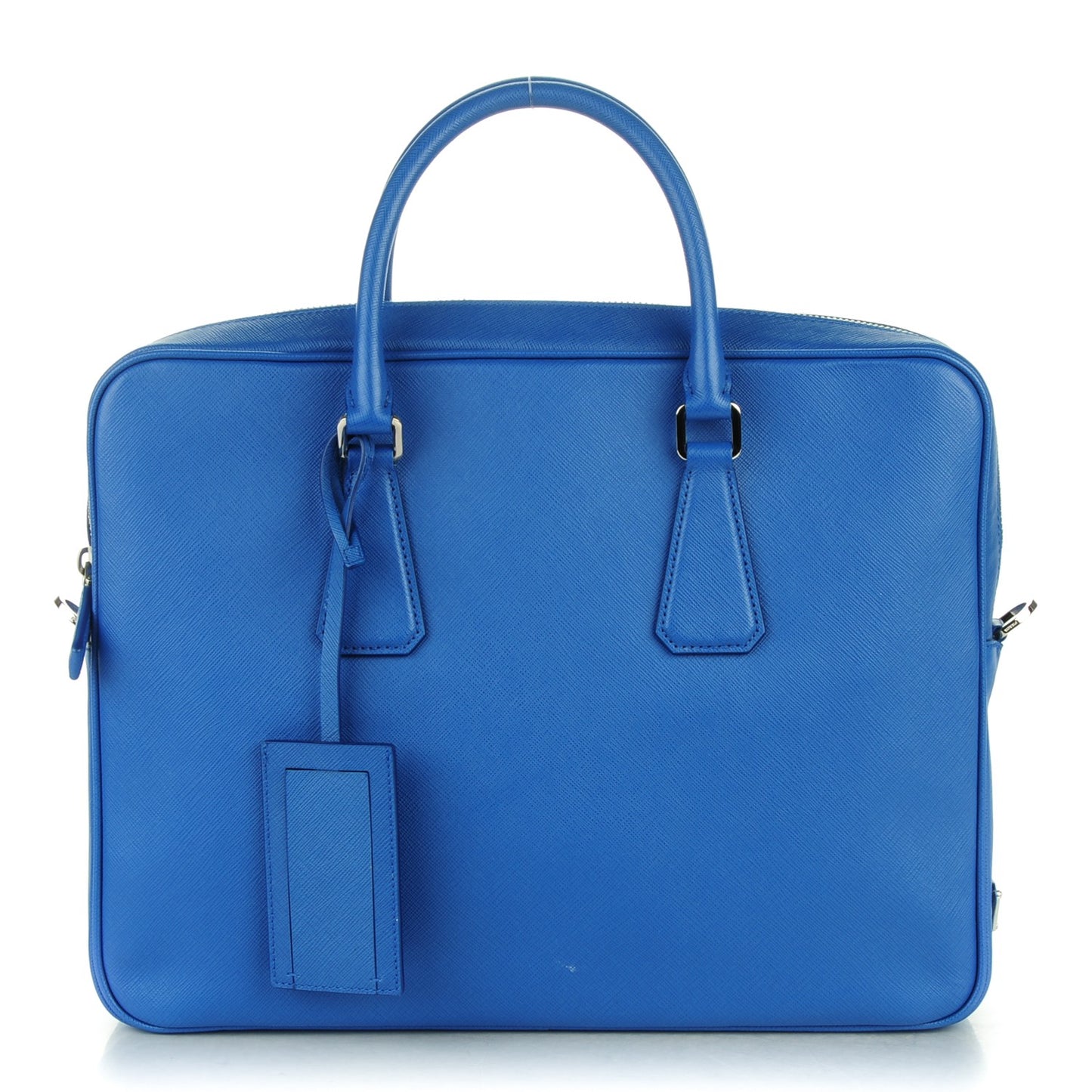 Saffiano Travel Briefcase Azzurro