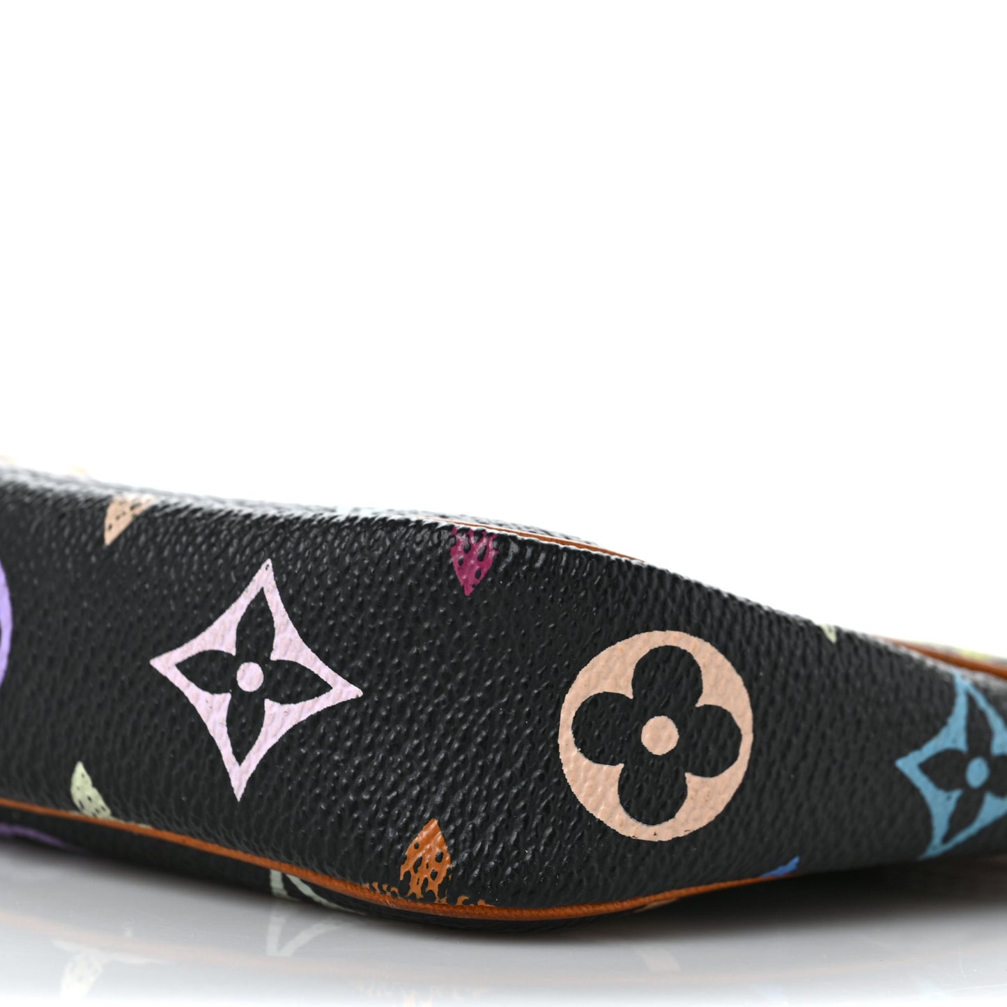 Monogram Multicolor Pochette Accessories Black